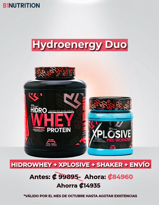 Hydroenergy Duo Proteina + Preentreno