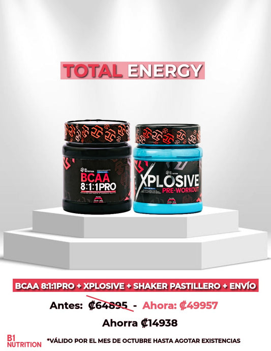 Total Energy Aminoácidos + Preentreno