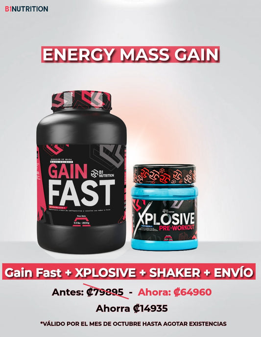 Energy Mass Gain + Preentreno